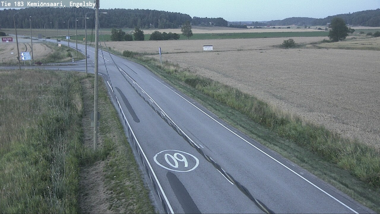 Weather Camera Image Road 183 Kemiönsaari, Engelsby, Kemiönsaari, Varsinais-Suomi