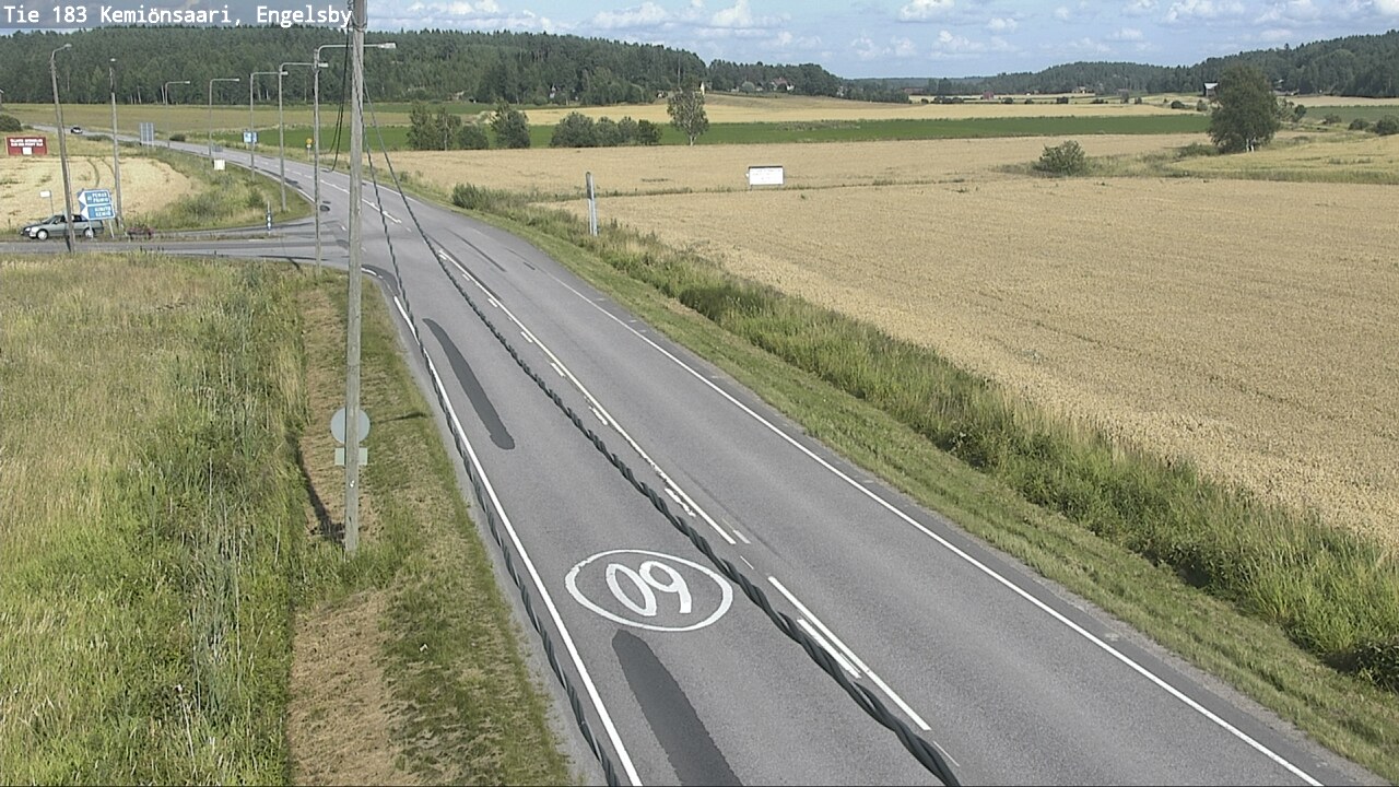Weather Camera Image Road 183 Kemiönsaari, Engelsby, Kemiönsaari, Varsinais-Suomi
