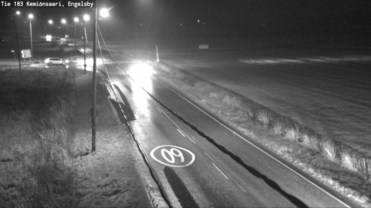 Weather Camera Image Väg 183 Kimito, Engelsby, Kemiönsaari, Varsinais-Suomi