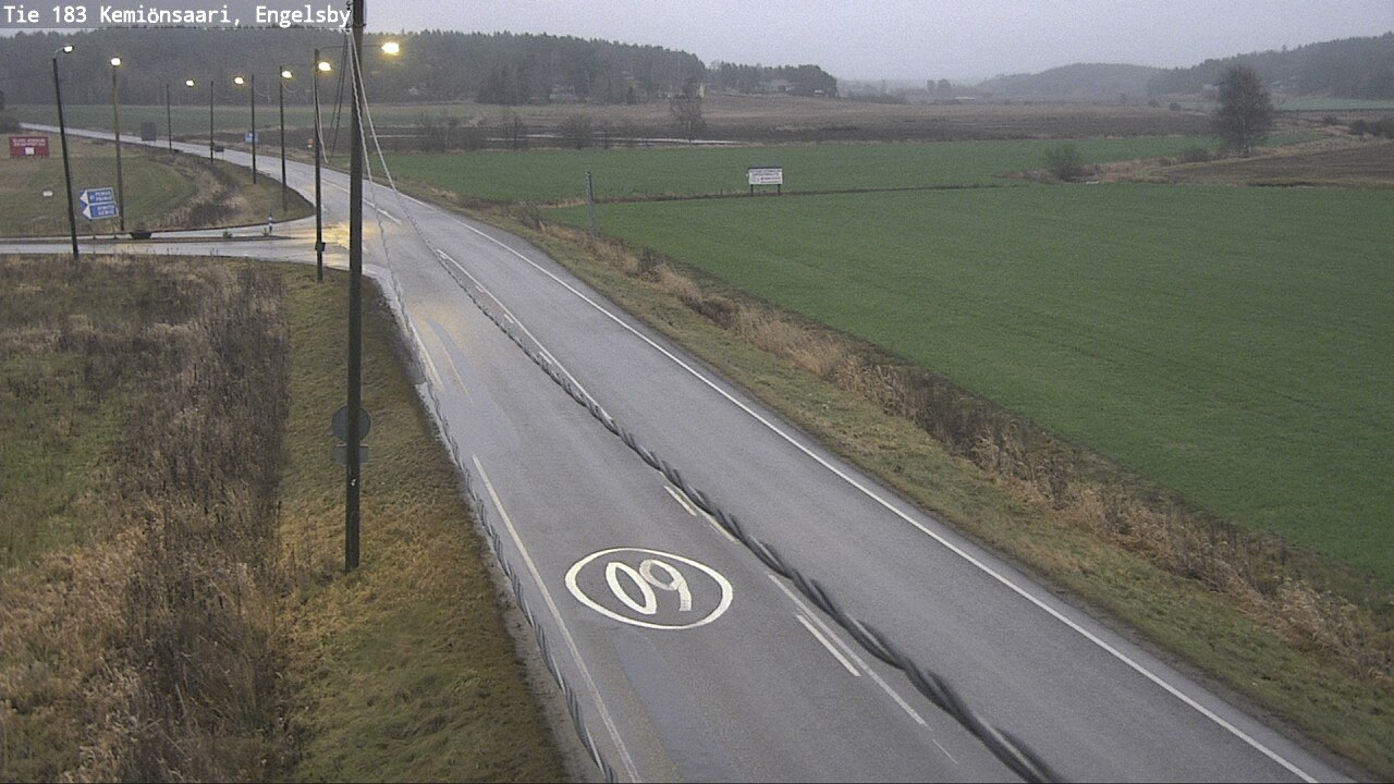 Weather Camera Image Väg 183 Kimito, Engelsby, Kemiönsaari, Varsinais-Suomi