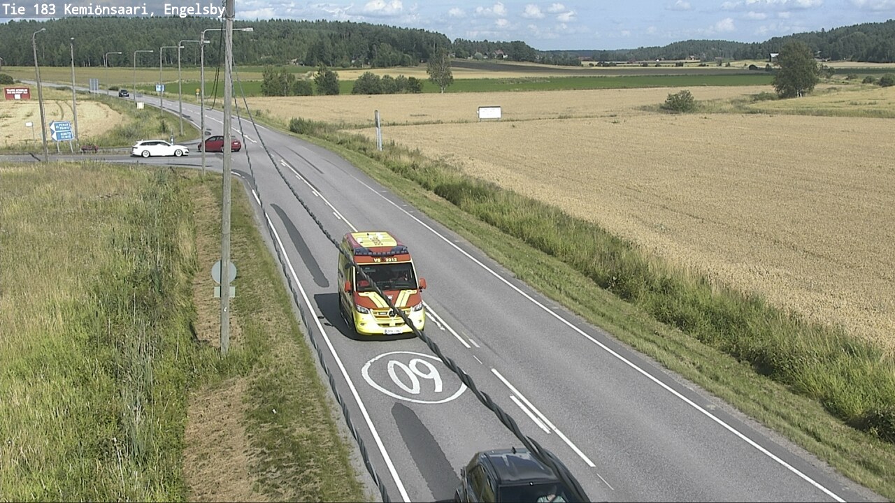 Weather Camera Image Road 183 Kemiönsaari, Engelsby, Kemiönsaari, Varsinais-Suomi