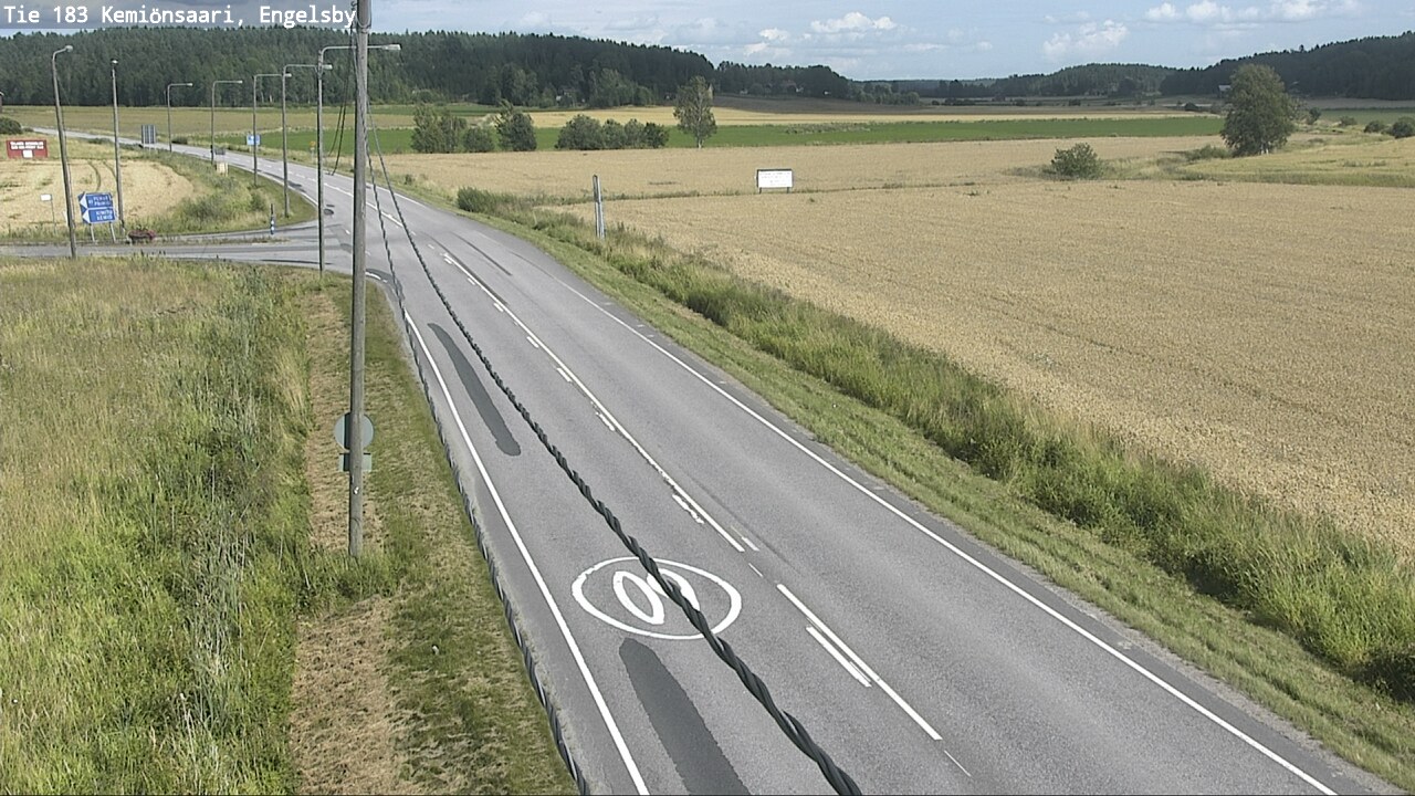 Weather Camera Image Road 183 Kemiönsaari, Engelsby, Kemiönsaari, Varsinais-Suomi