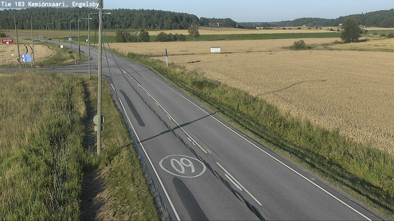 Weather Camera Image Road 183 Kemiönsaari, Engelsby, Kemiönsaari, Varsinais-Suomi