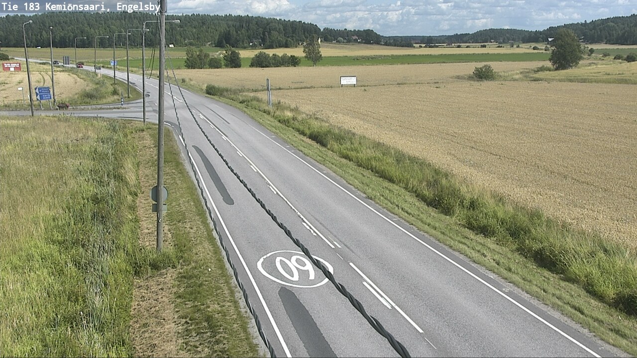 Weather Camera Image Road 183 Kemiönsaari, Engelsby, Kemiönsaari, Varsinais-Suomi