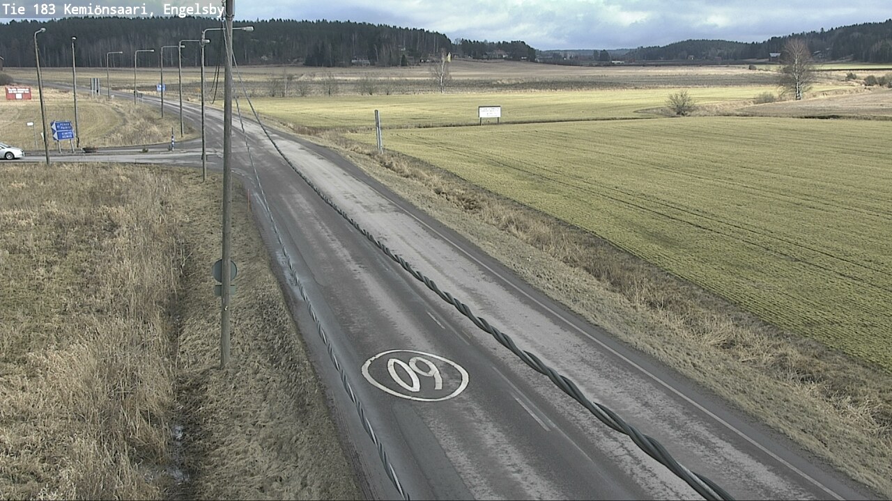 Weather Camera Image Road 183 Kemiönsaari, Engelsby, Kemiönsaari, Varsinais-Suomi