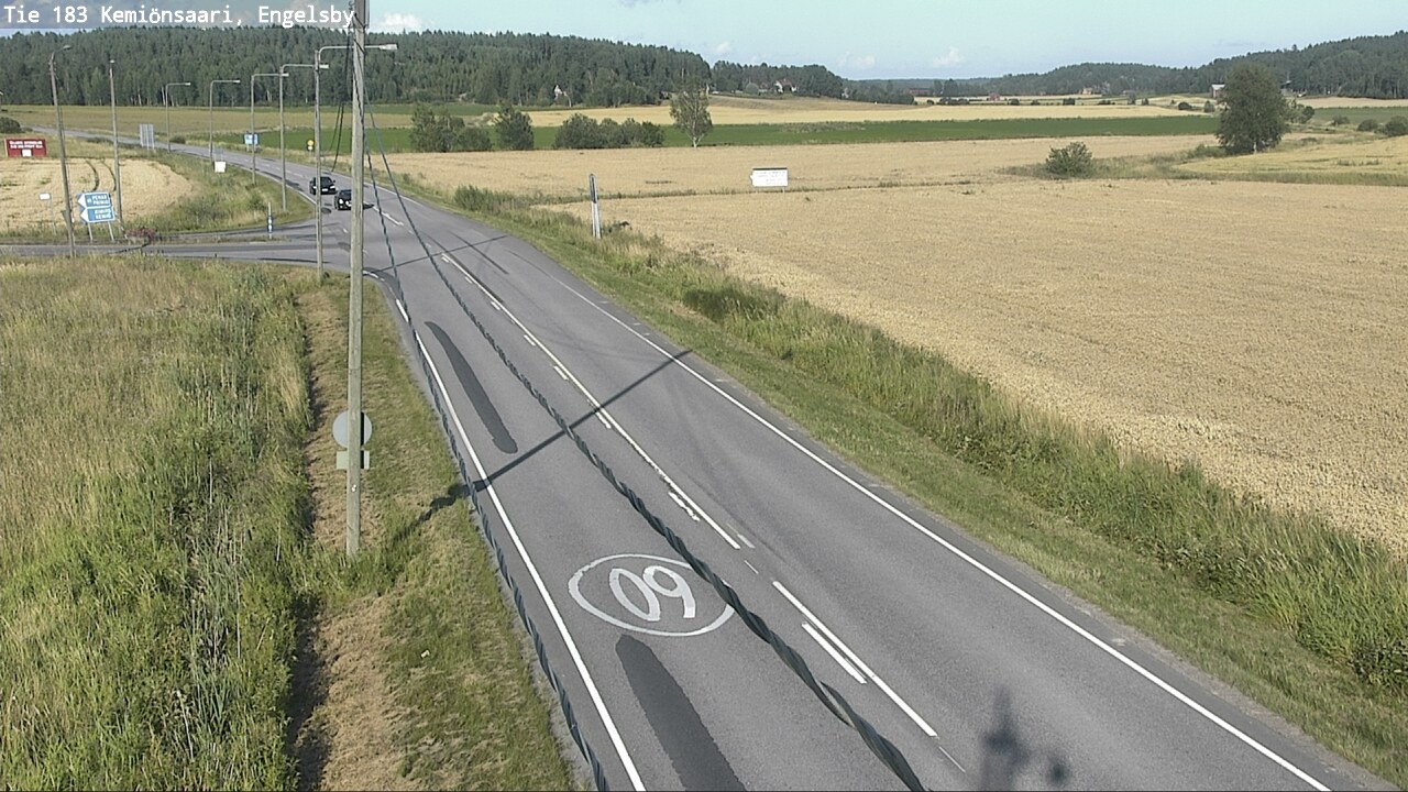Weather Camera Image Road 183 Kemiönsaari, Engelsby, Kemiönsaari, Varsinais-Suomi