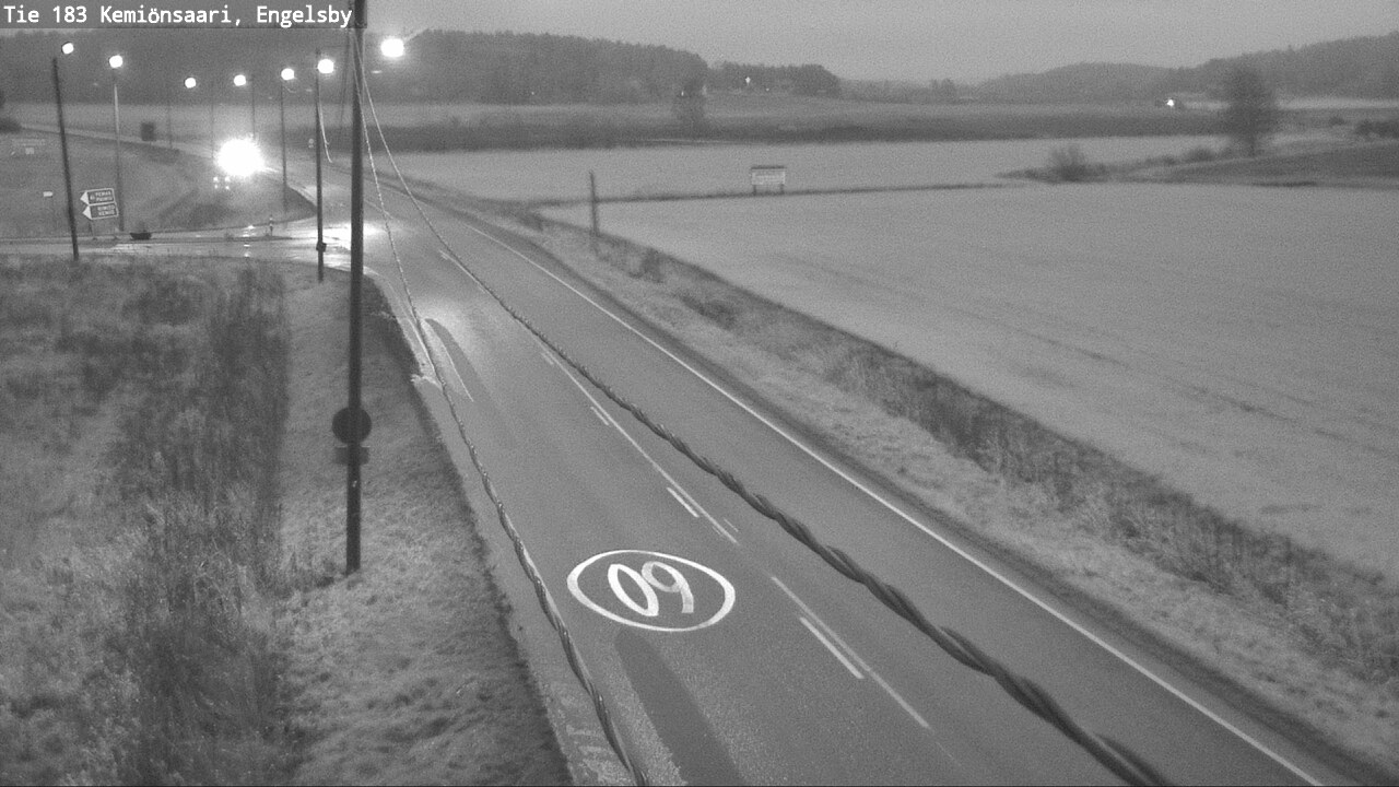 Weather Camera Image Väg 183 Kimito, Engelsby, Kemiönsaari, Varsinais-Suomi