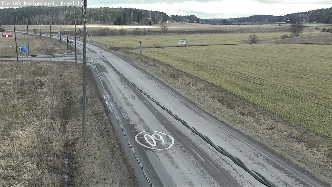 Weather Camera Image Road 183 Kemiönsaari, Engelsby, Kemiönsaari, Varsinais-Suomi
