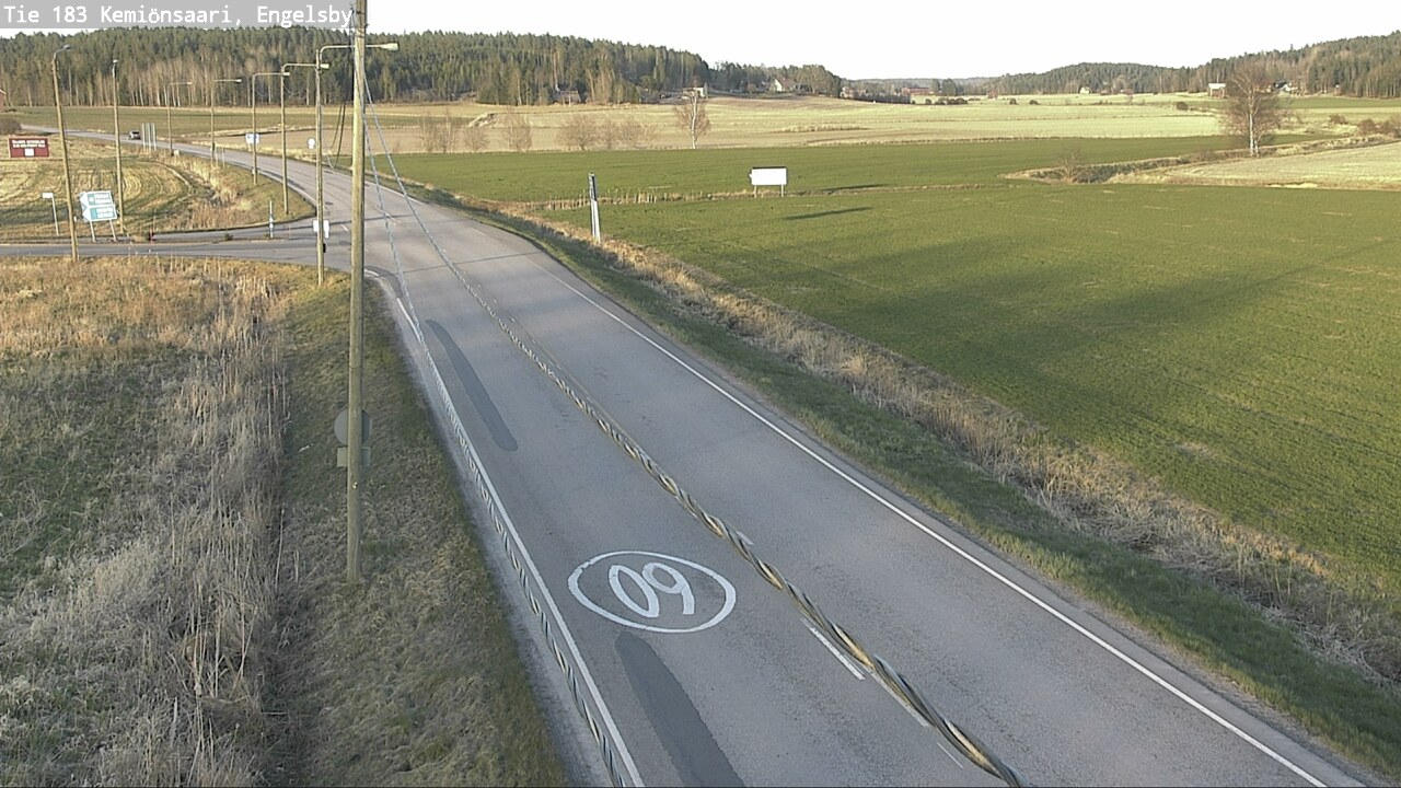 Weather Camera Image Road 183 Kemiönsaari, Engelsby, Kemiönsaari, Varsinais-Suomi