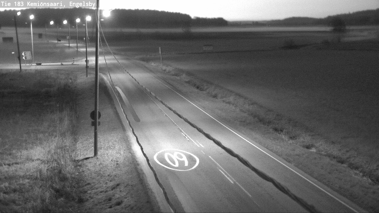 Weather Camera Image Väg 183 Kimito, Engelsby, Kemiönsaari, Varsinais-Suomi