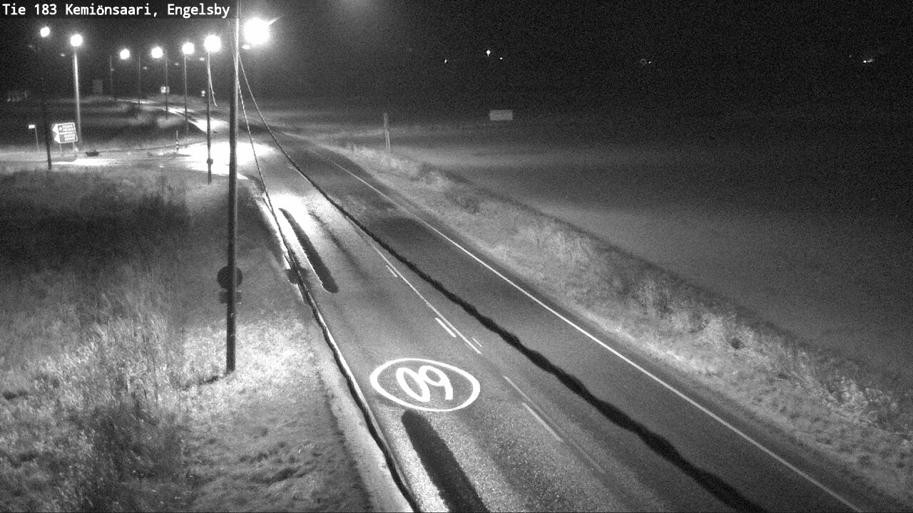 Weather Camera Image Väg 183 Kimito, Engelsby, Kemiönsaari, Varsinais-Suomi