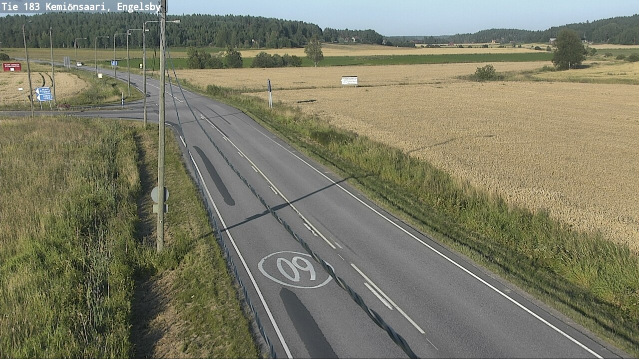Weather Camera Image Road 183 Kemiönsaari, Engelsby, Kemiönsaari, Varsinais-Suomi