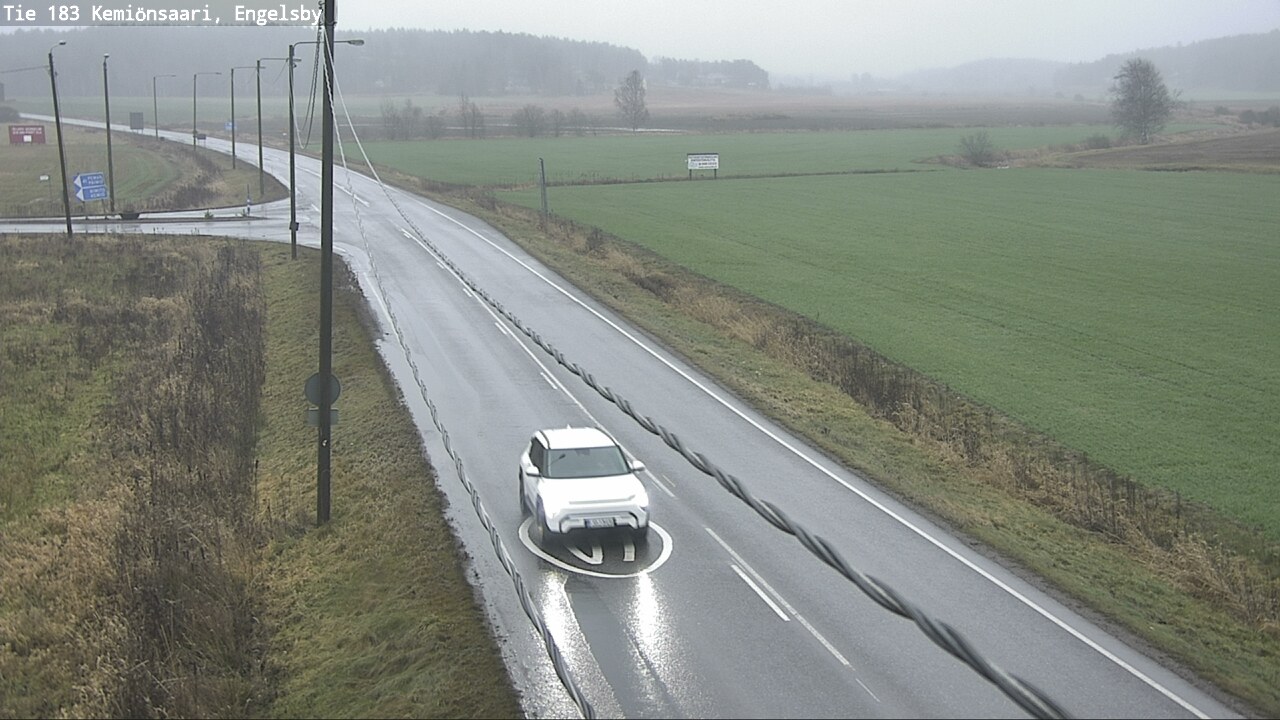 Weather Camera Image Väg 183 Kimito, Engelsby, Kemiönsaari, Varsinais-Suomi