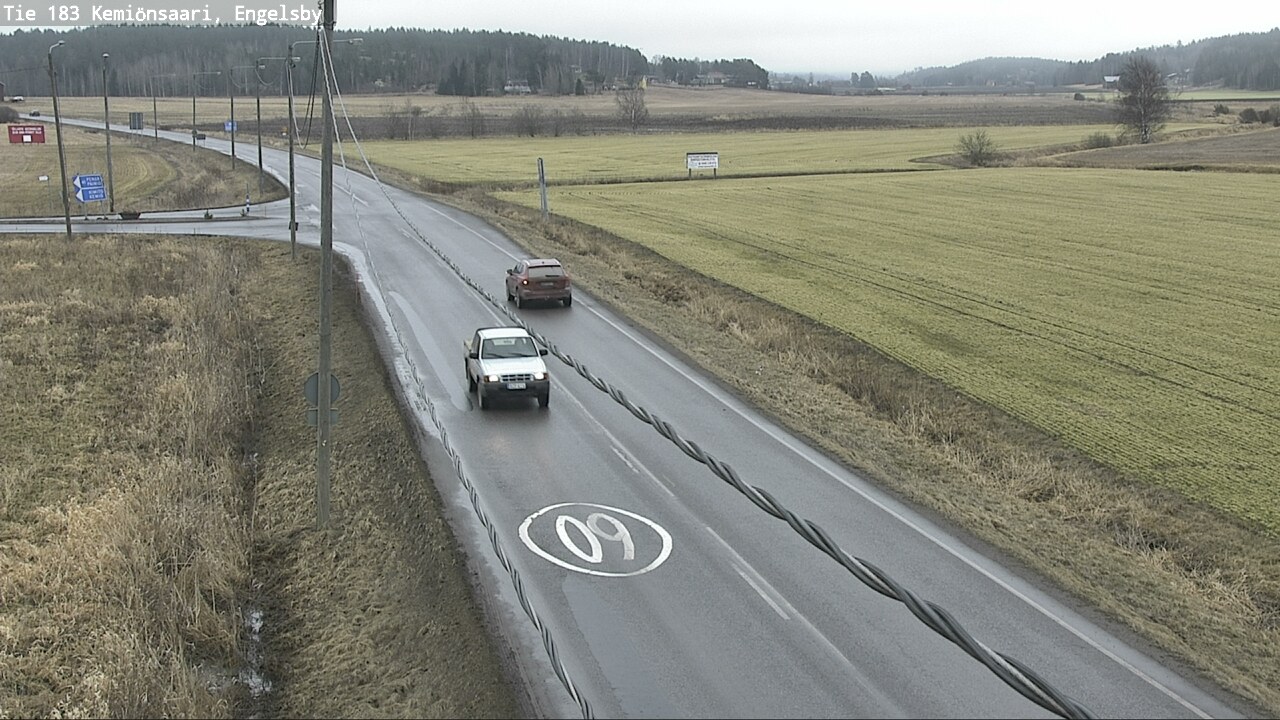 Weather Camera Image Road 183 Kemiönsaari, Engelsby, Kemiönsaari, Varsinais-Suomi