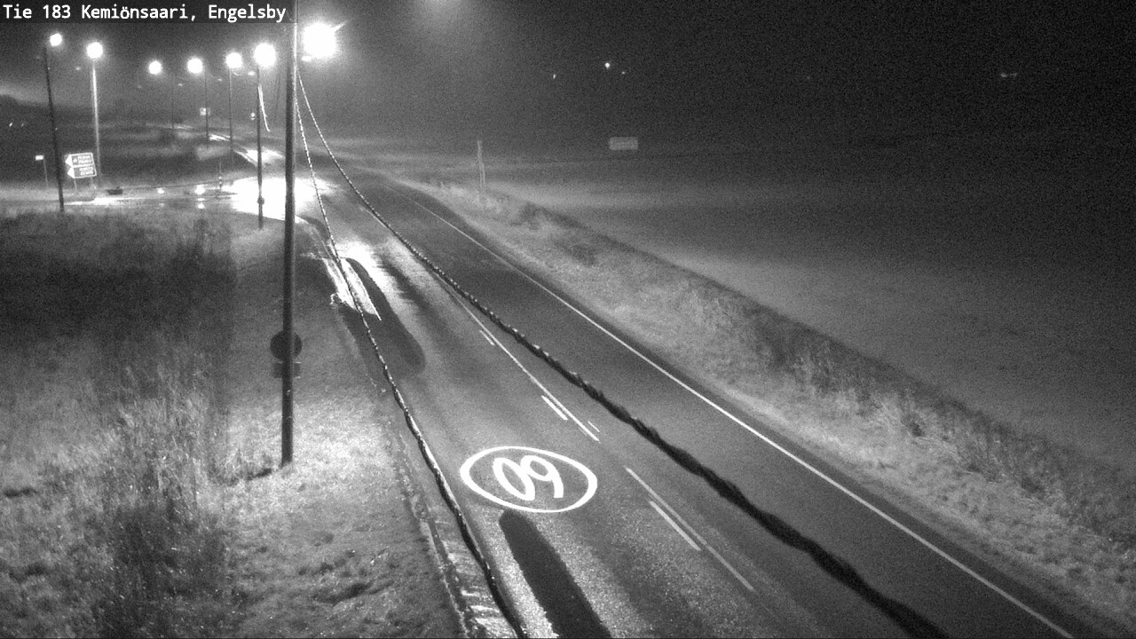 Weather Camera Image Väg 183 Kimito, Engelsby, Kemiönsaari, Varsinais-Suomi