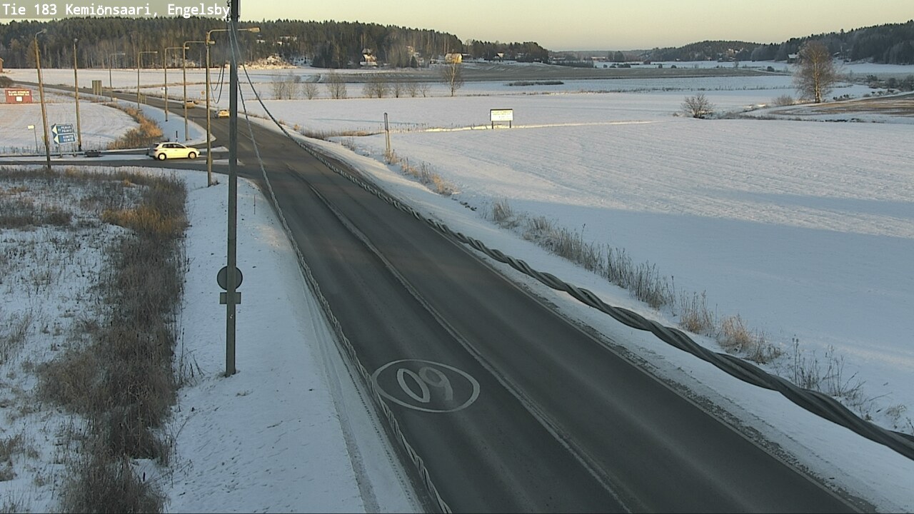 Weather Camera Image Väg 183 Kimito, Engelsby, Kemiönsaari, Varsinais-Suomi
