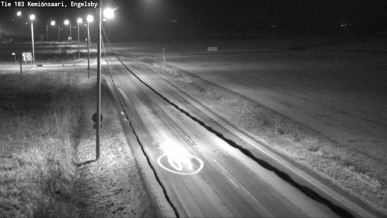 Weather Camera Image Väg 183 Kimito, Engelsby, Kemiönsaari, Varsinais-Suomi