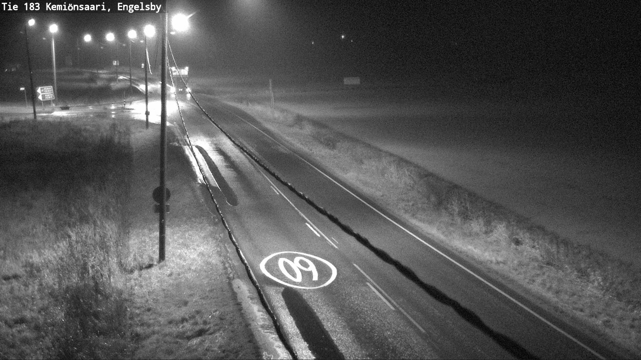 Weather Camera Image Väg 183 Kimito, Engelsby, Kemiönsaari, Varsinais-Suomi