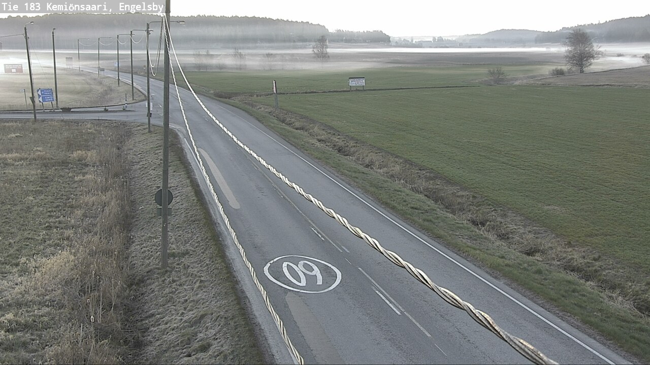 Weather Camera Image Väg 183 Kimito, Engelsby, Kemiönsaari, Varsinais-Suomi