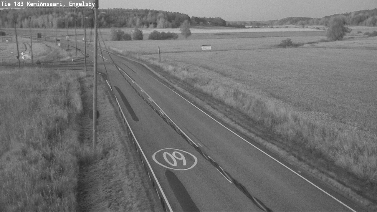 Weather Camera Image Road 183 Kemiönsaari, Engelsby, Kemiönsaari, Varsinais-Suomi