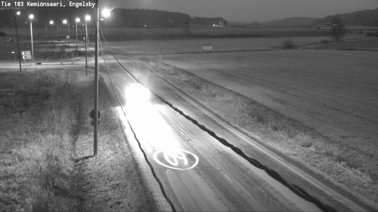 Weather Camera Image Väg 183 Kimito, Engelsby, Kemiönsaari, Varsinais-Suomi