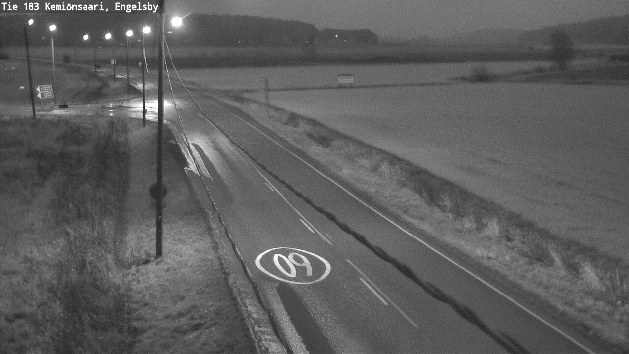 Weather Camera Image Väg 183 Kimito, Engelsby, Kemiönsaari, Varsinais-Suomi