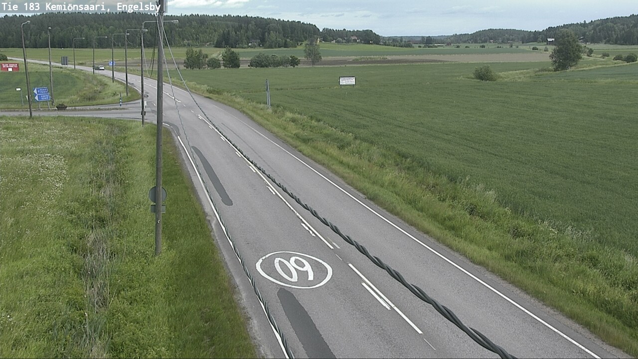 Weather Camera Image Road 183 Kemiönsaari, Engelsby, Kemiönsaari, Varsinais-Suomi