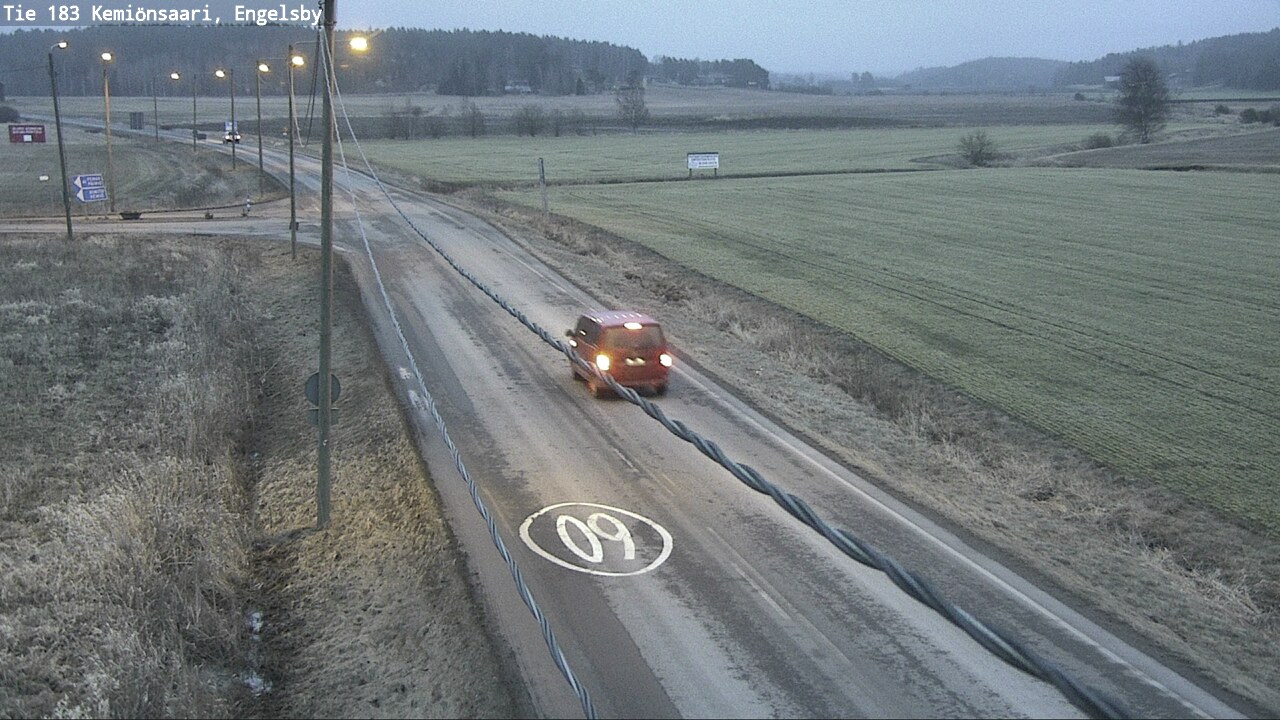 Weather Camera Image Väg 183 Kimito, Engelsby, Kemiönsaari, Varsinais-Suomi
