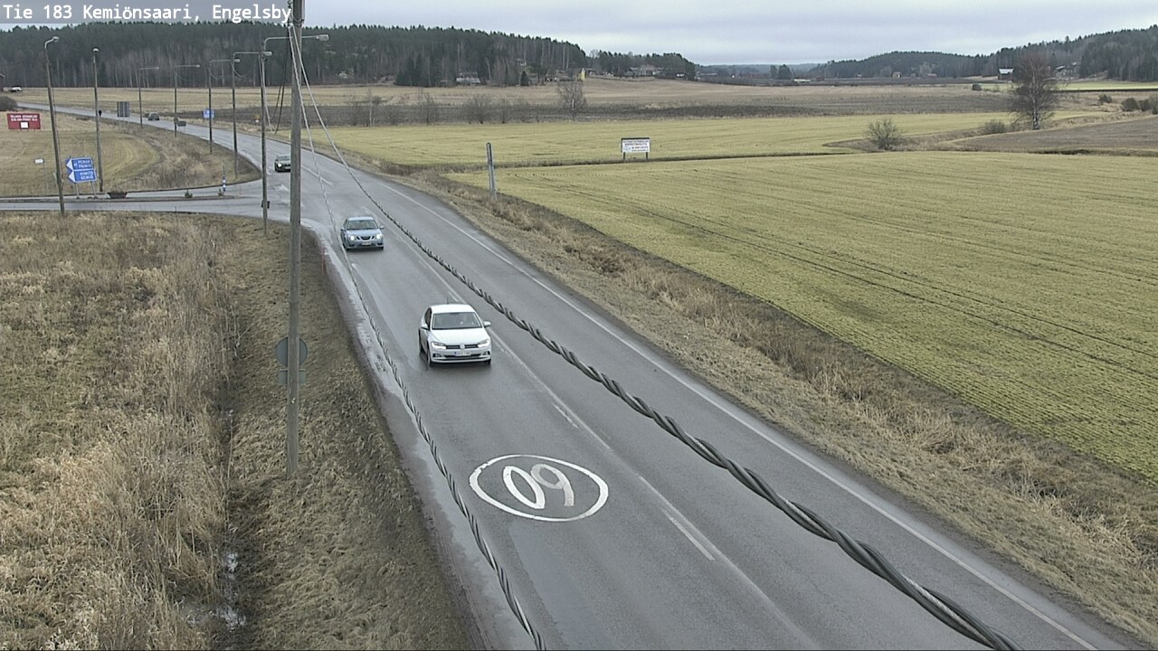 Weather Camera Image Road 183 Kemiönsaari, Engelsby, Kemiönsaari, Varsinais-Suomi