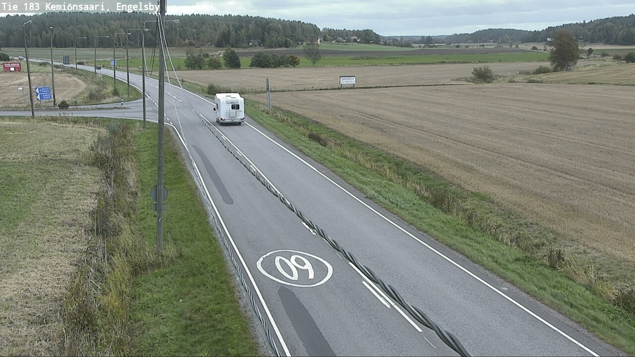 Weather Camera Image Road 183 Kemiönsaari, Engelsby, Kemiönsaari, Varsinais-Suomi
