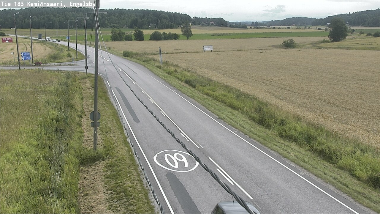 Weather Camera Image Road 183 Kemiönsaari, Engelsby, Kemiönsaari, Varsinais-Suomi