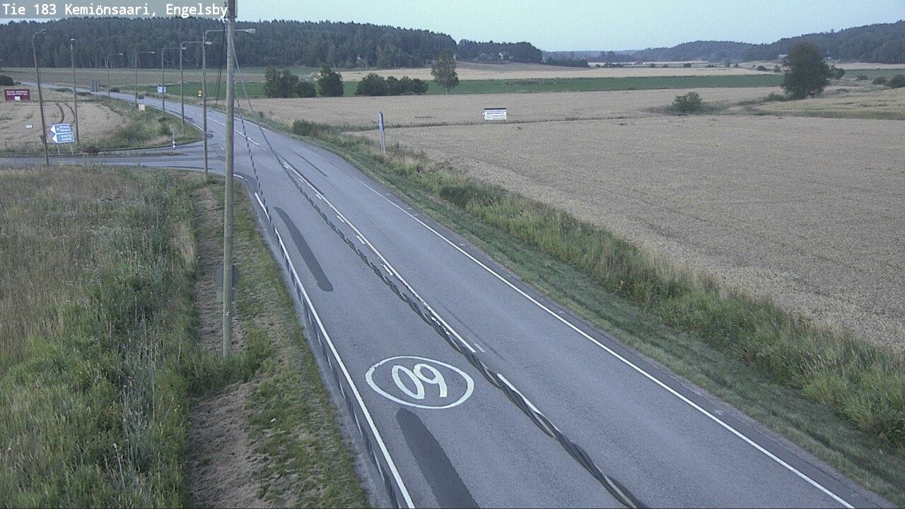 Weather Camera Image Road 183 Kemiönsaari, Engelsby, Kemiönsaari, Varsinais-Suomi