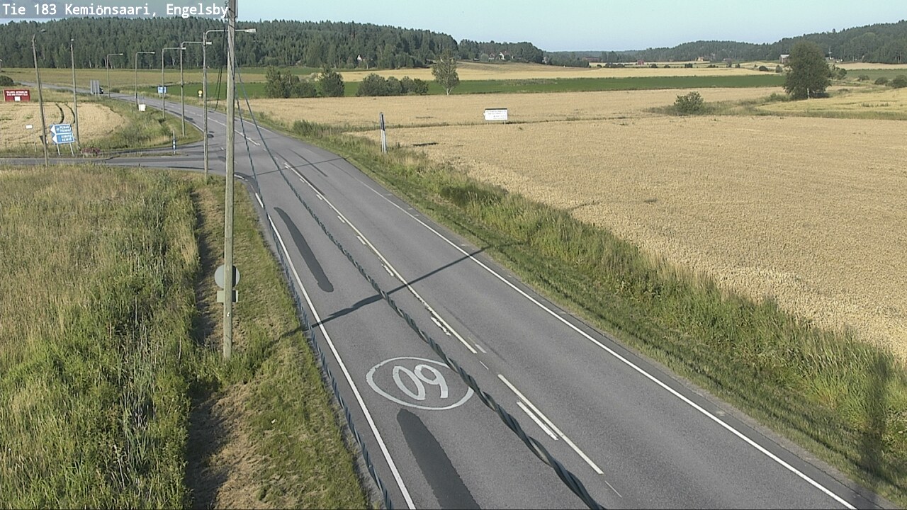 Weather Camera Image Road 183 Kemiönsaari, Engelsby, Kemiönsaari, Varsinais-Suomi