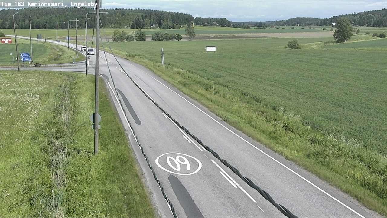 Weather Camera Image Road 183 Kemiönsaari, Engelsby, Kemiönsaari, Varsinais-Suomi