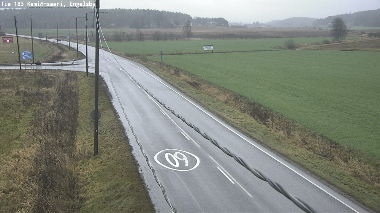 Weather Camera Image Väg 183 Kimito, Engelsby, Kemiönsaari, Varsinais-Suomi