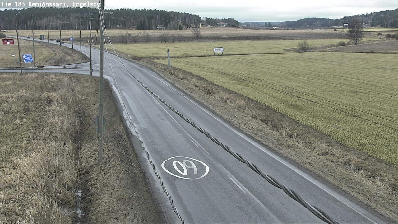 Weather Camera Image Road 183 Kemiönsaari, Engelsby, Kemiönsaari, Varsinais-Suomi