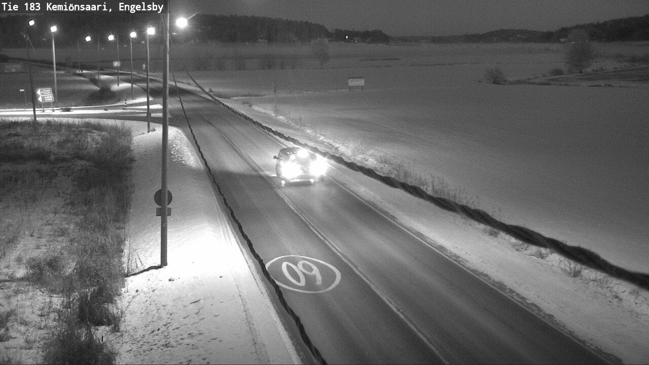 Weather Camera Image Väg 183 Kimito, Engelsby, Kemiönsaari, Varsinais-Suomi