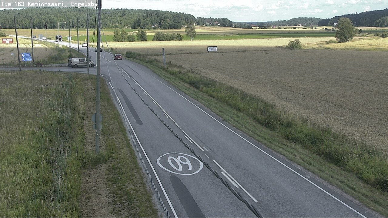 Weather Camera Image Road 183 Kemiönsaari, Engelsby, Kemiönsaari, Varsinais-Suomi