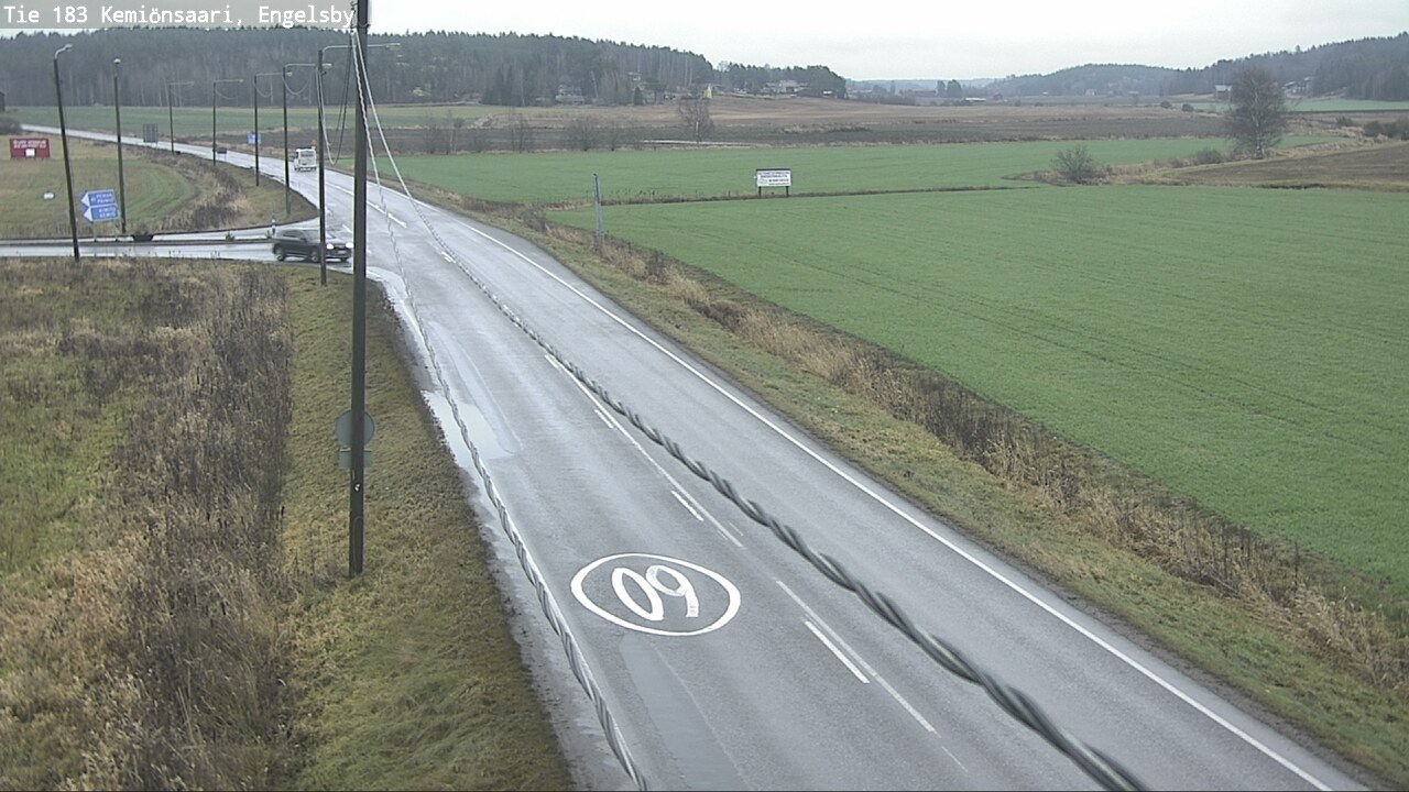 Weather Camera Image Väg 183 Kimito, Engelsby, Kemiönsaari, Varsinais-Suomi