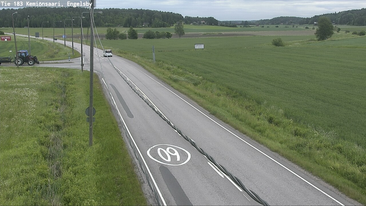 Weather Camera Image Väg 183 Kimito, Engelsby, Kemiönsaari, Varsinais-Suomi