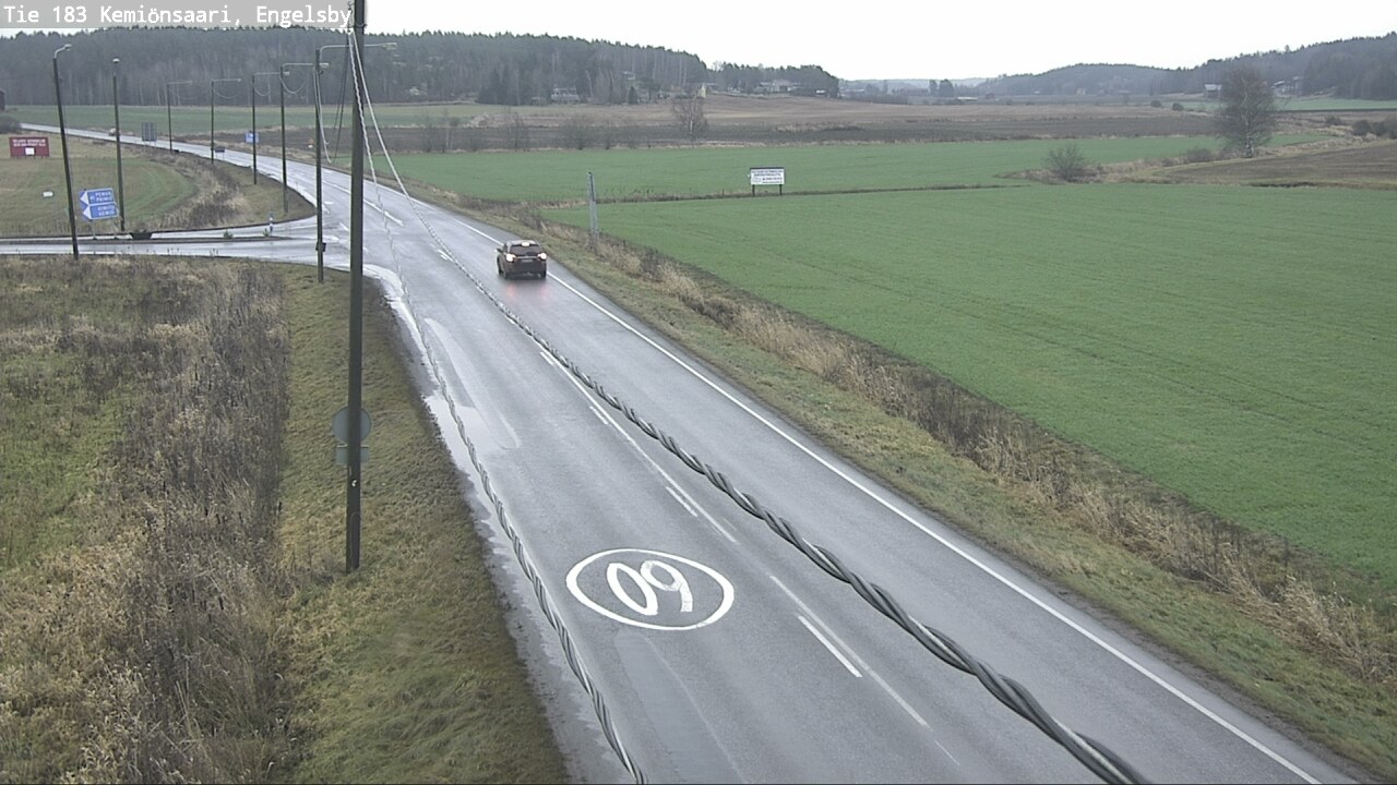 Weather Camera Image Väg 183 Kimito, Engelsby, Kemiönsaari, Varsinais-Suomi
