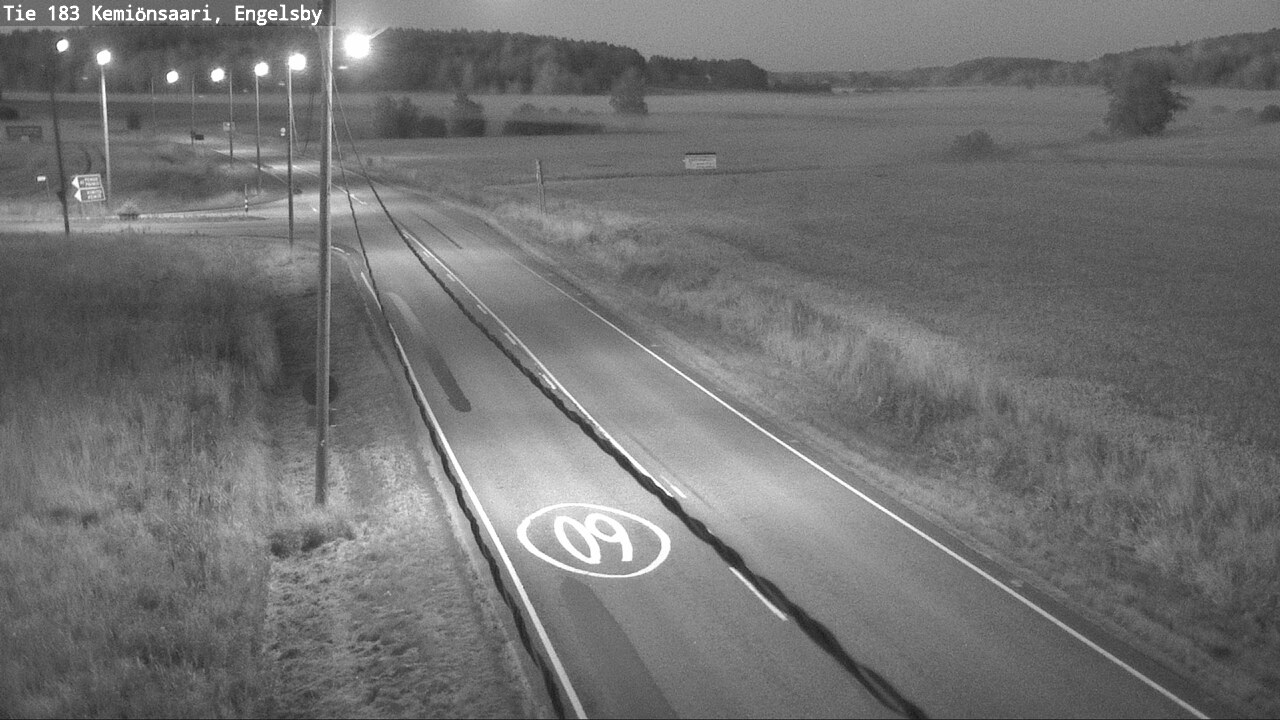 Weather Camera Image Road 183 Kemiönsaari, Engelsby, Kemiönsaari, Varsinais-Suomi