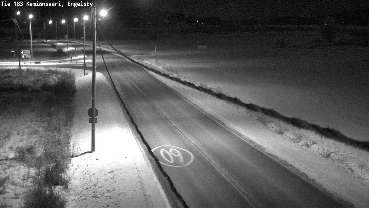 Weather Camera Image Väg 183 Kimito, Engelsby, Kemiönsaari, Varsinais-Suomi