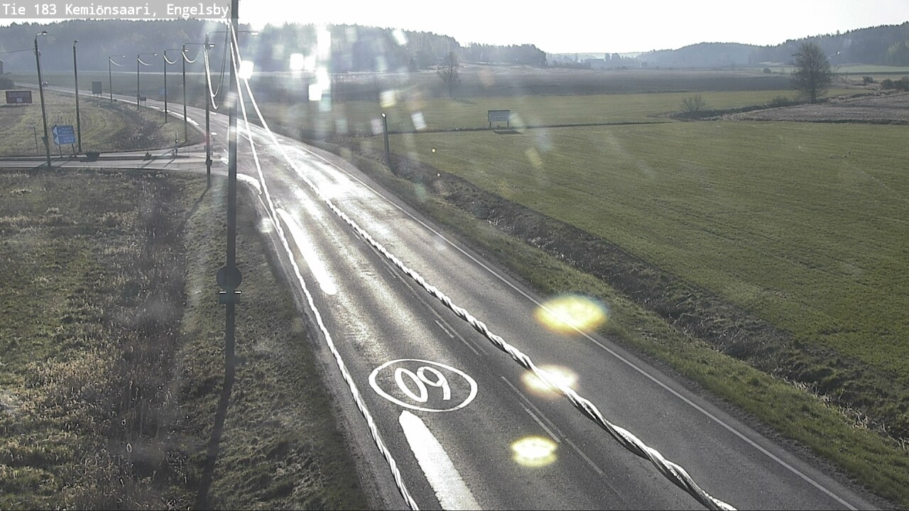 Weather Camera Image Väg 183 Kimito, Engelsby, Kemiönsaari, Varsinais-Suomi