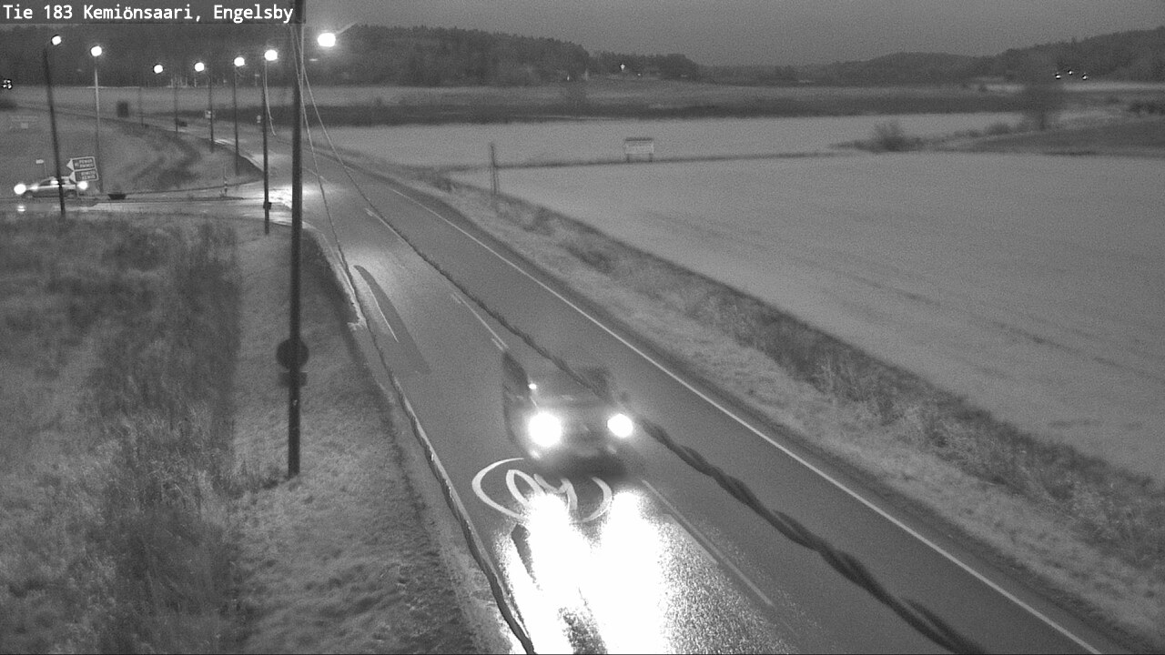 Weather Camera Image Väg 183 Kimito, Engelsby, Kemiönsaari, Varsinais-Suomi