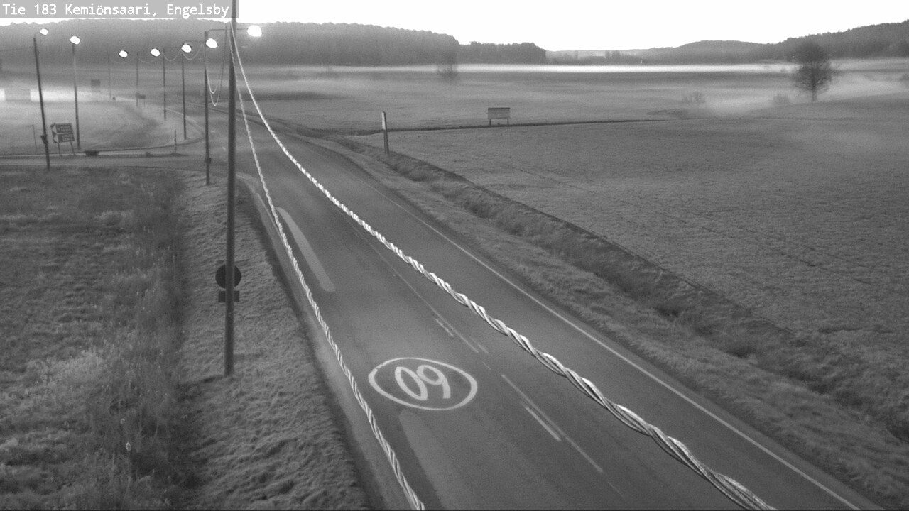 Weather Camera Image Väg 183 Kimito, Engelsby, Kemiönsaari, Varsinais-Suomi