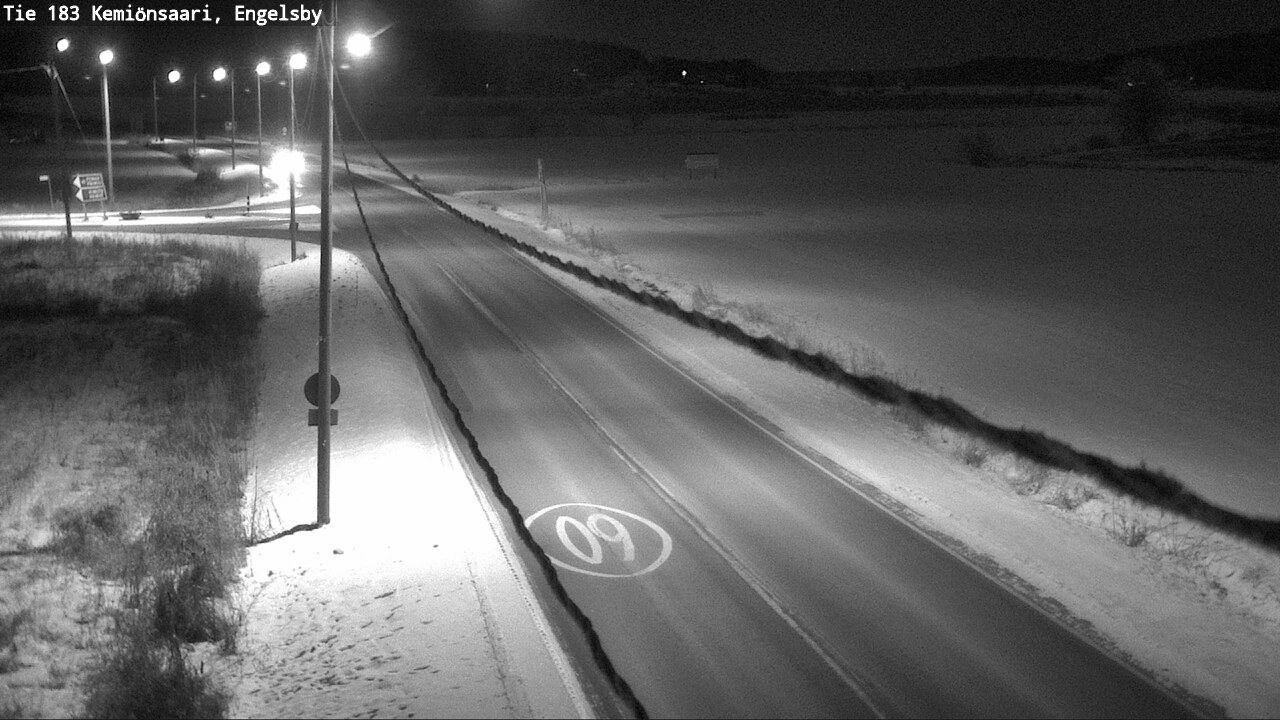 Weather Camera Image Väg 183 Kimito, Engelsby, Kemiönsaari, Varsinais-Suomi