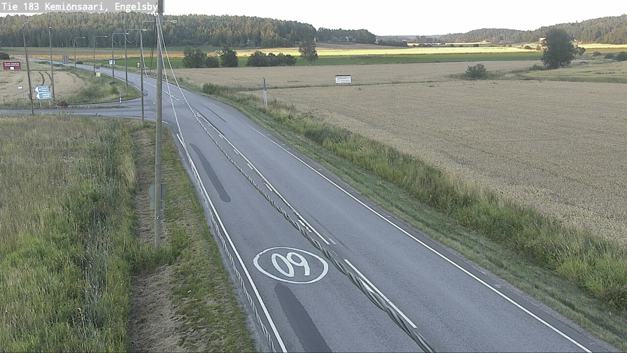 Weather Camera Image Road 183 Kemiönsaari, Engelsby, Kemiönsaari, Varsinais-Suomi