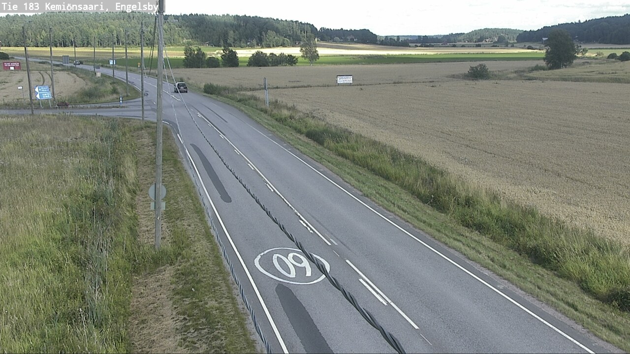 Weather Camera Image Road 183 Kemiönsaari, Engelsby, Kemiönsaari, Varsinais-Suomi