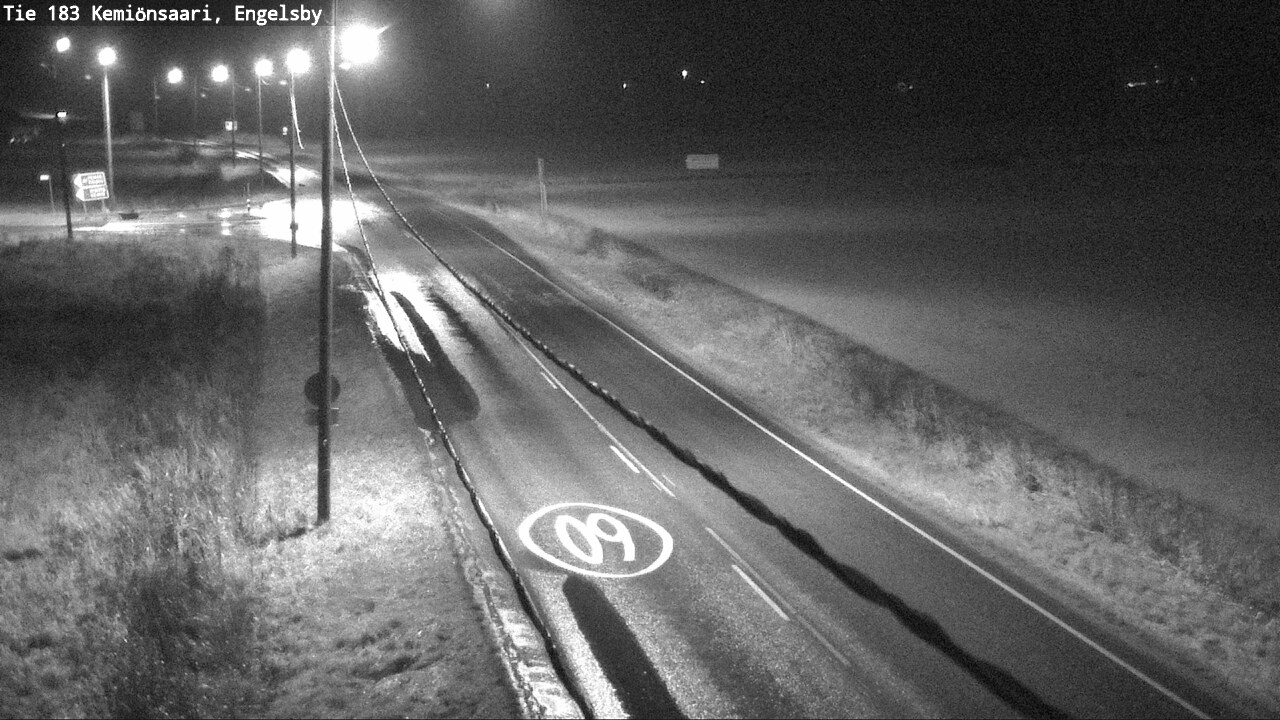 Weather Camera Image Väg 183 Kimito, Engelsby, Kemiönsaari, Varsinais-Suomi